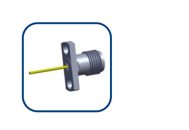 SMA空气线穿墙式连接器