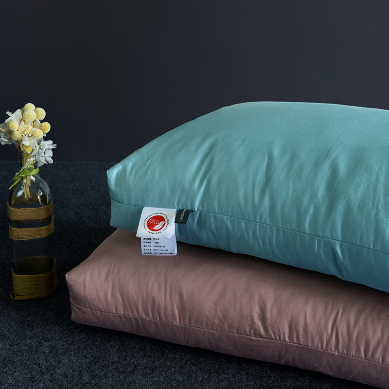 White feather Cotton Feather pillows Five-star hotel adult Single White Goose Down three-dimensional Down Pillow core