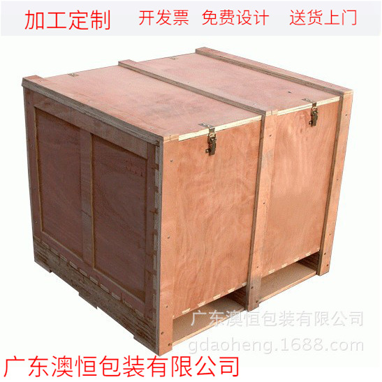 佛山广东定制免熏蒸木制品包装箱厂家直销 实惠大型物流箱可开票|ms