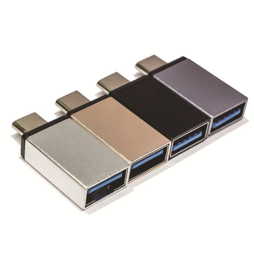 Aluminum alloy type-c to USB3.0 female socket Type-c OTG data cable U disk card reader adapter