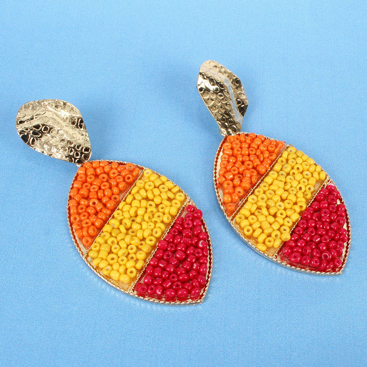 Pendientes De Moda Bohemia Pendientes Retro Serie Arcoiris display picture 4