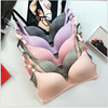 Japanese ultra thin comfortable supporting wireless bra, light and thin teen girl bra, underwear, set