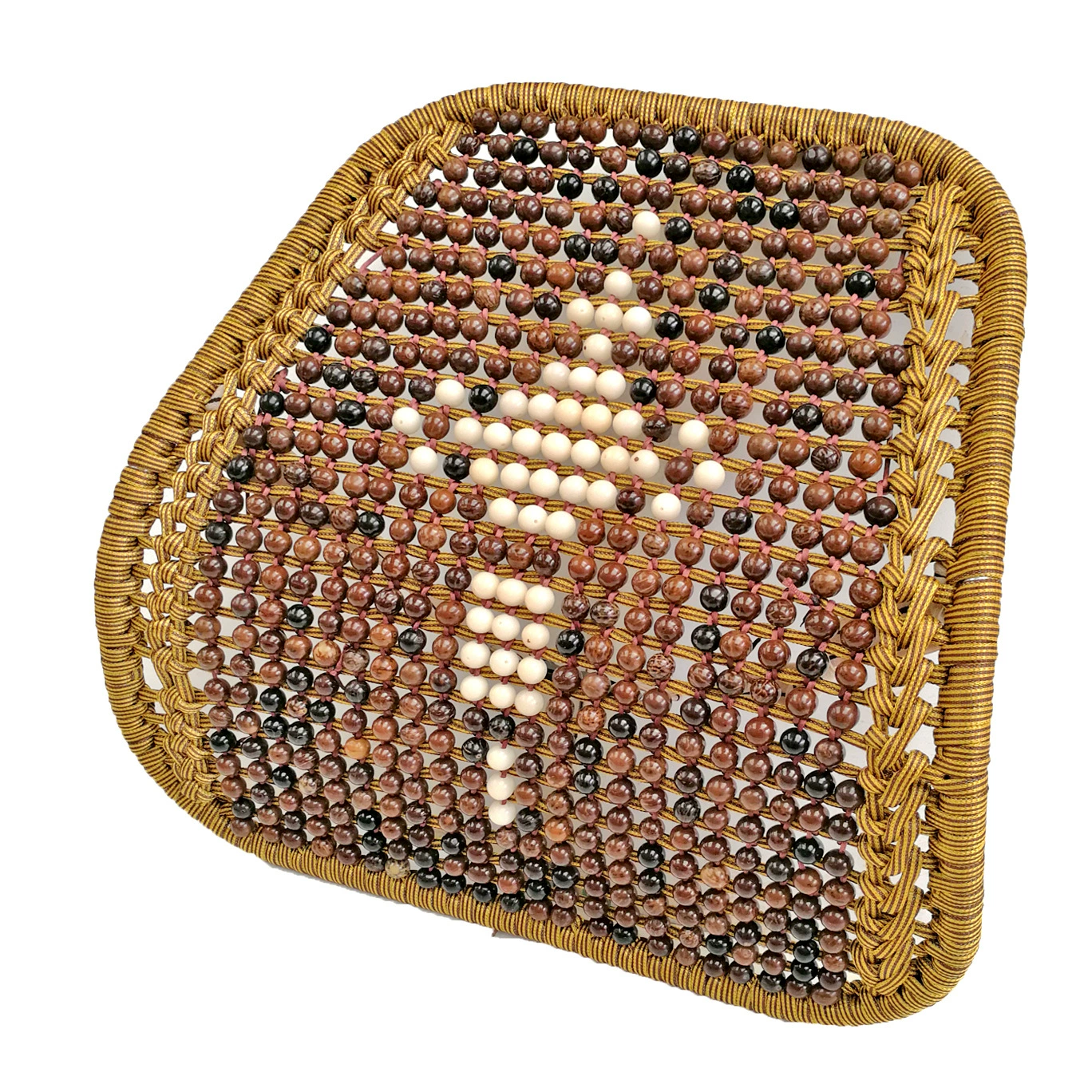 Автомобиль летняя ручная стальная труба шифрование полная талия Бодхи назад ледяная шелковая подушка для талии круглая трубка сзади подушка для талии