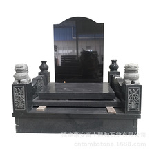 江西上饶石材墓碑 影雕艺术碑 现代父母合葬碑文范例