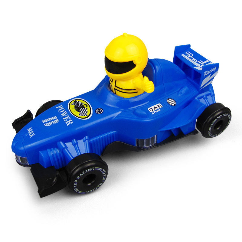 Venta caliente rueda universal eléctrica coche deportivo música fórmula ligera coche de carreras coche de juguete para niños niño puesto al por mayor