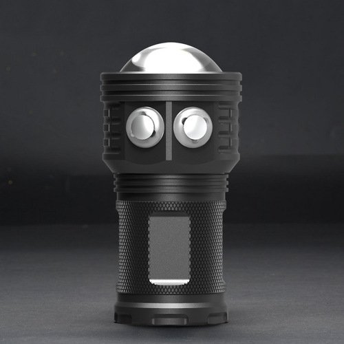 New QX3 fill light lens photography diving flashlight red and blue light high power underwater 80 meters IPX8