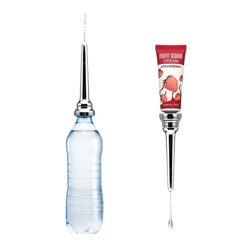 Adult erotic silicone enema irrigator for men and women, back anal cleaning and washing device, adult products