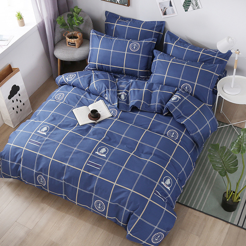 Spring and summer new pattern Twill pure cotton Four piece suit Manufactor Direct selling Cotton Four piece suit sheet Quilt cover Kit wholesale