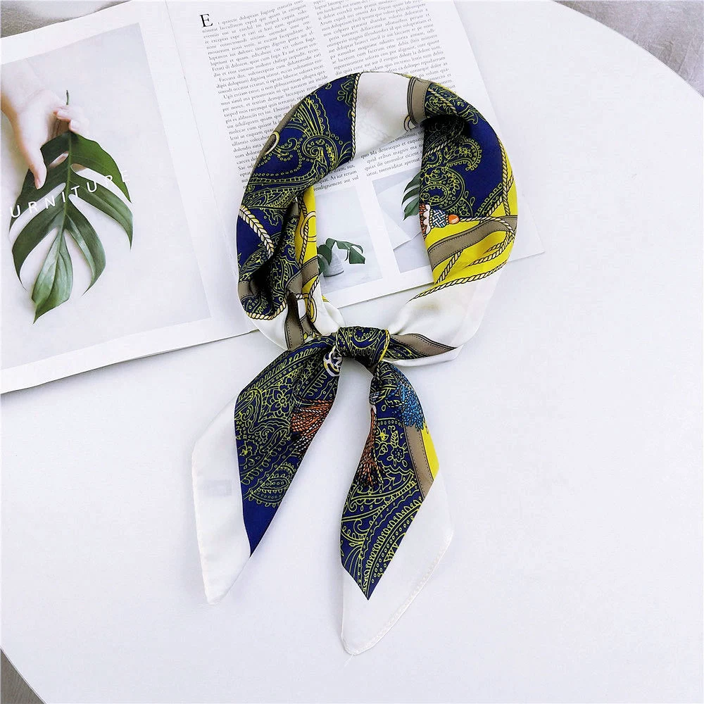 Universal demi-season scarf, thin neckerchief