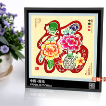 剪纸画手工艺品中国特色出国小礼品送老外中国风礼物手工剪纸窗花