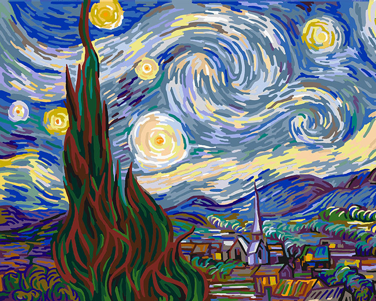 Starry Sky Painting 1