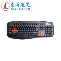 20瓦 不锈钢光纤激光打机 按键装饰片电脑键盘钟表外壳打字加工