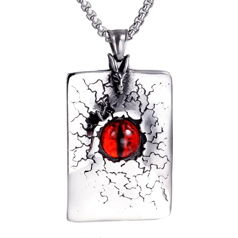 Пretro pendant stainless steel, necklace, European style