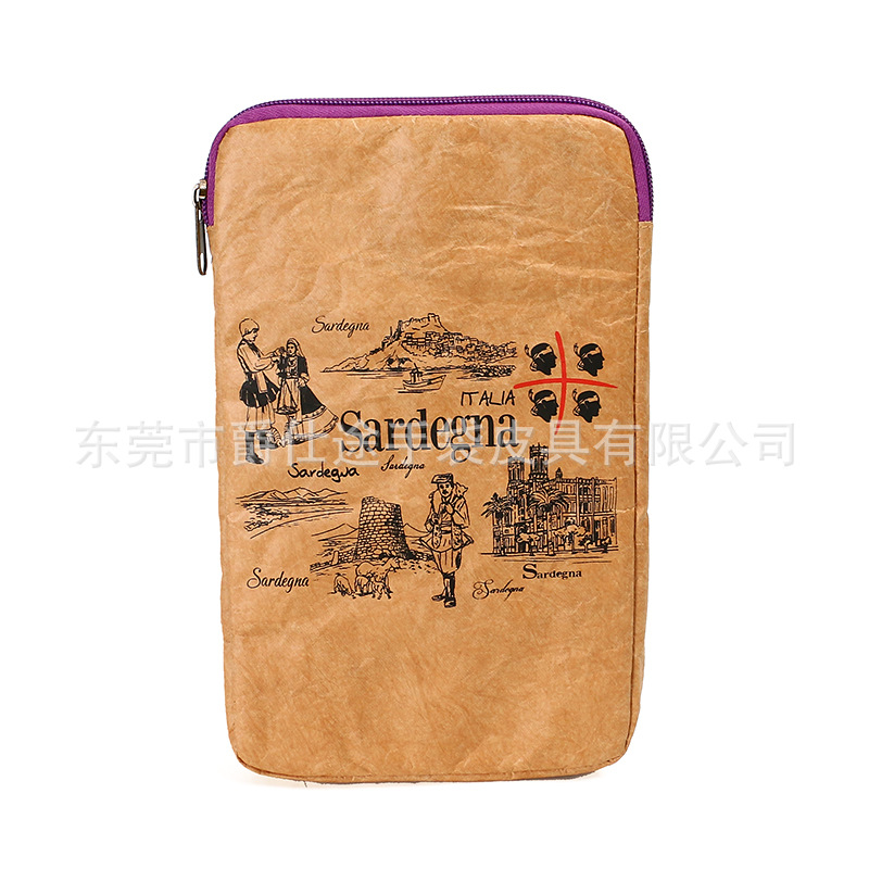 New Tyvek tablet bag Brown DuPont paper ipad protection bag scratch-resistant computer storage bag