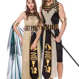 万圣节成人服装男埃及法老衣服艳后服装王子公主罗马女古希腊长裙