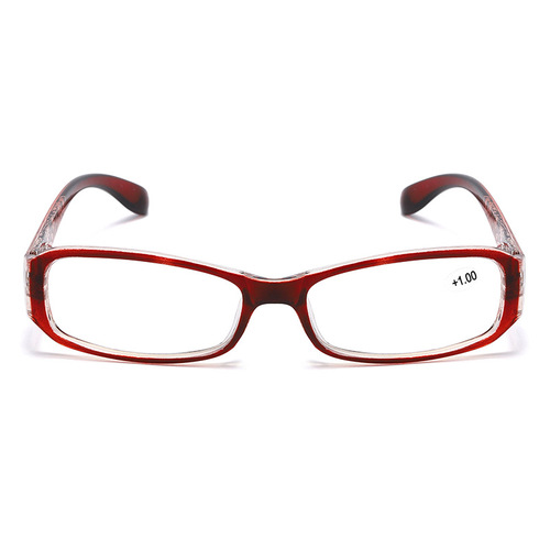 Engraved antique-style reading glasses, street vendor style, blue light filtering spring legs, fashionable resin reading glasses for women, model 8927