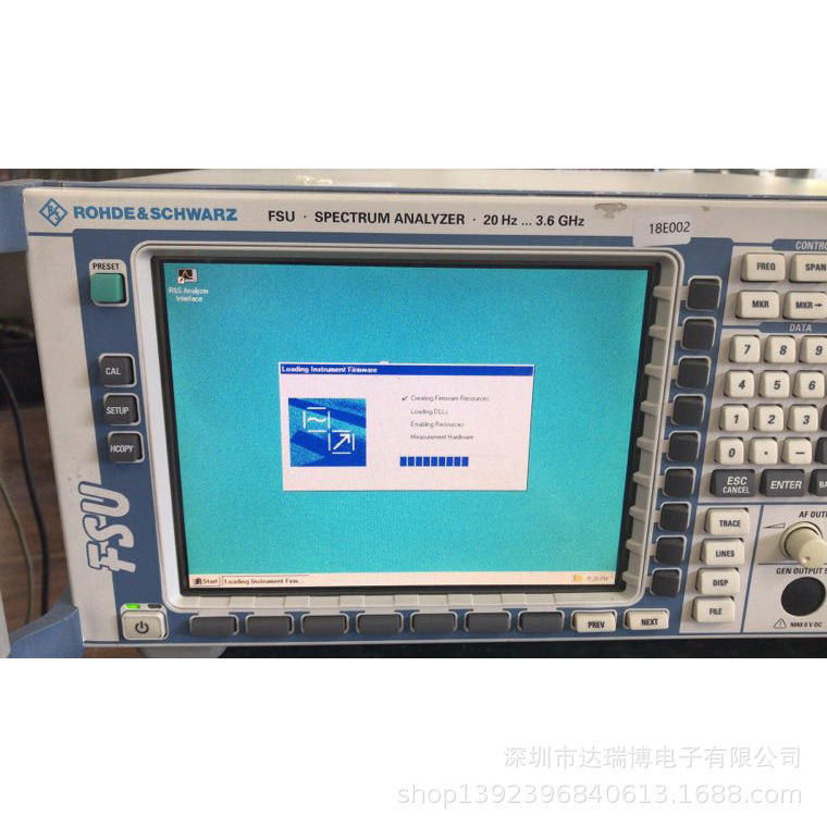 现货德国R&S FSU3频谱分析仪 3.6G 下单请联系客服