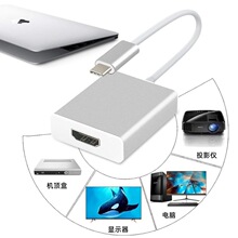 type-c单转HDMI转接线高清视频USB C to HDMI转接头4K输出转换器