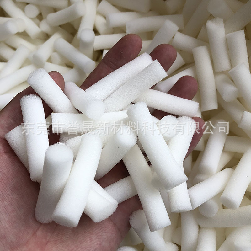 车载喷雾香水海绵圆柱 白色10mm电蚊香雾化过滤发泡棉嘴