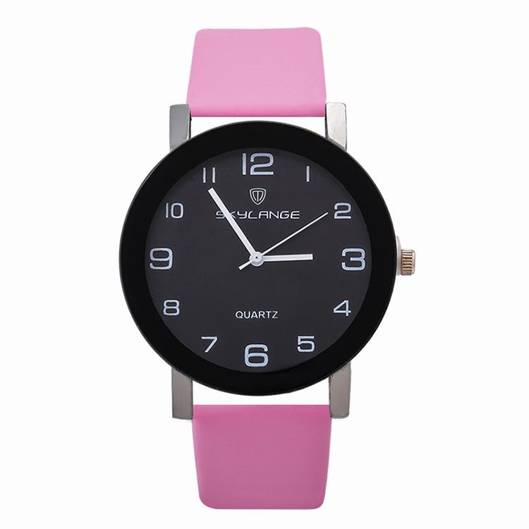 Décontractée Couleur Unie Boucle Quartz Hommes De Montres display picture 11