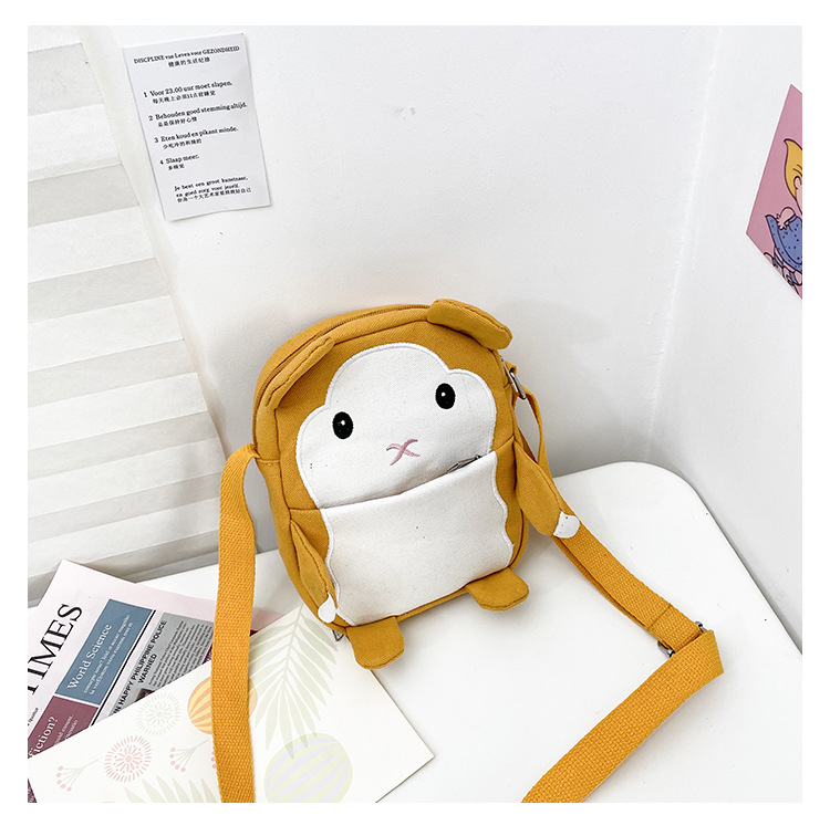 Small Canvas Square Zipper Crossbody Bag display picture 68