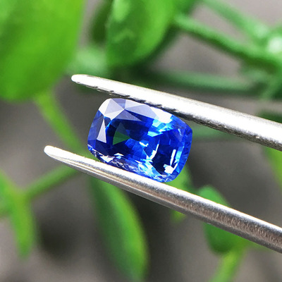 natural Cornflower Sapphire Pincushion Royal Blue Ring Noodles Costume Jewellery design International Certificate