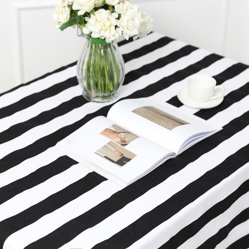 Black-White-Stripe-Handmade-Se