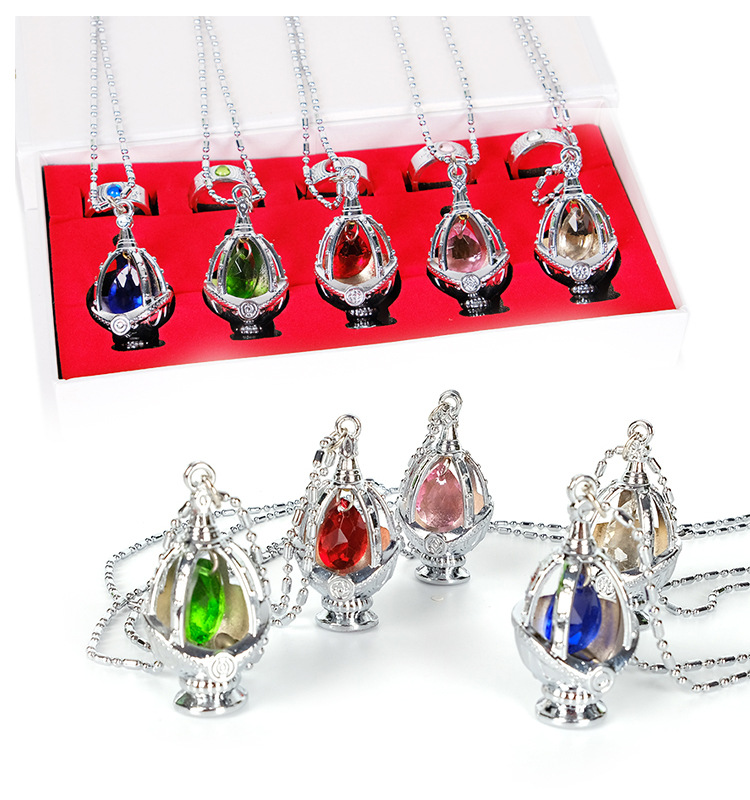 魔法少女小圆灵魂宝石灵核项链鹿目圆丘比吊坠饰品动漫周边现货 阿里巴巴