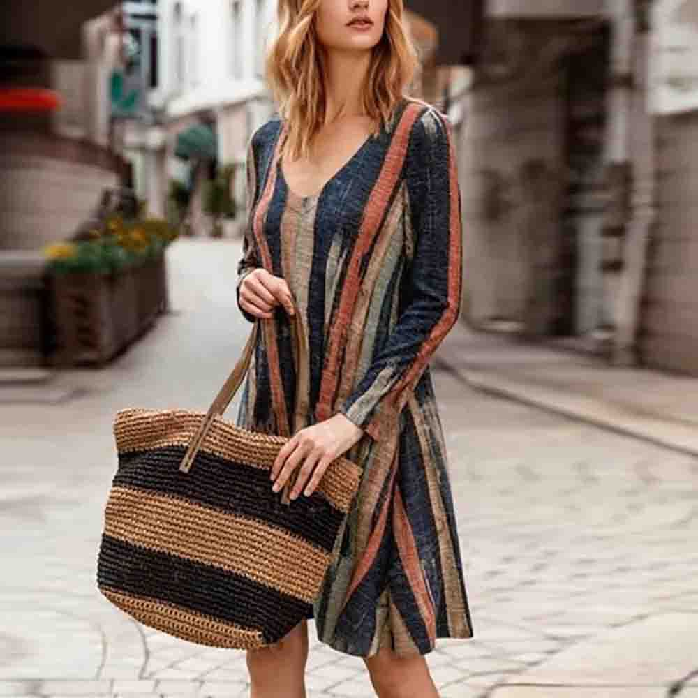 Striped Dress Image 1