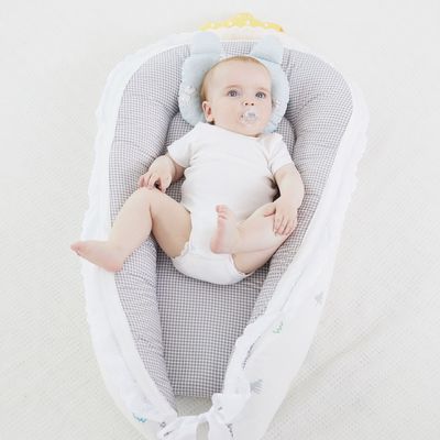 2018新款全棉美國嬰兒子宮仿生床 便攜式可拆洗新生兒床中床