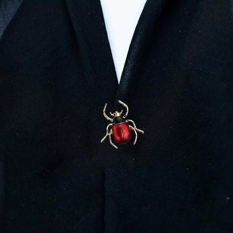 Enamel, Plating Design Retro Style Retro Pin Insect Alloy Enamel Plating Unisex Brooches