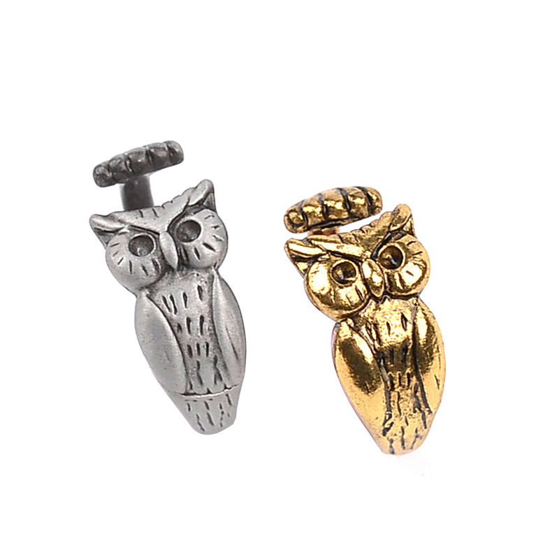 Hot Selling Animal Little Owl Opening Rings Nihaojewelry Fashion Retro Ring Tail Wholesale display picture 7