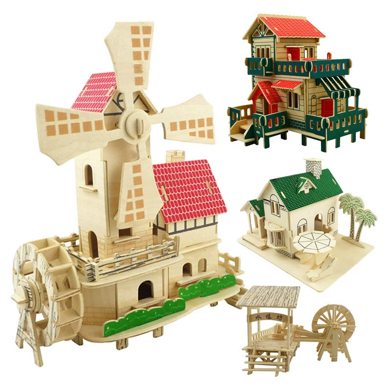 Деревянная реалистичная головоломка, игрушка для взрослых, 3D, DIY