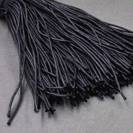 黑色蜡绳 现货白色绳子 服装商标吊牌绳 纸牌手穿绳 子母扣单插绳