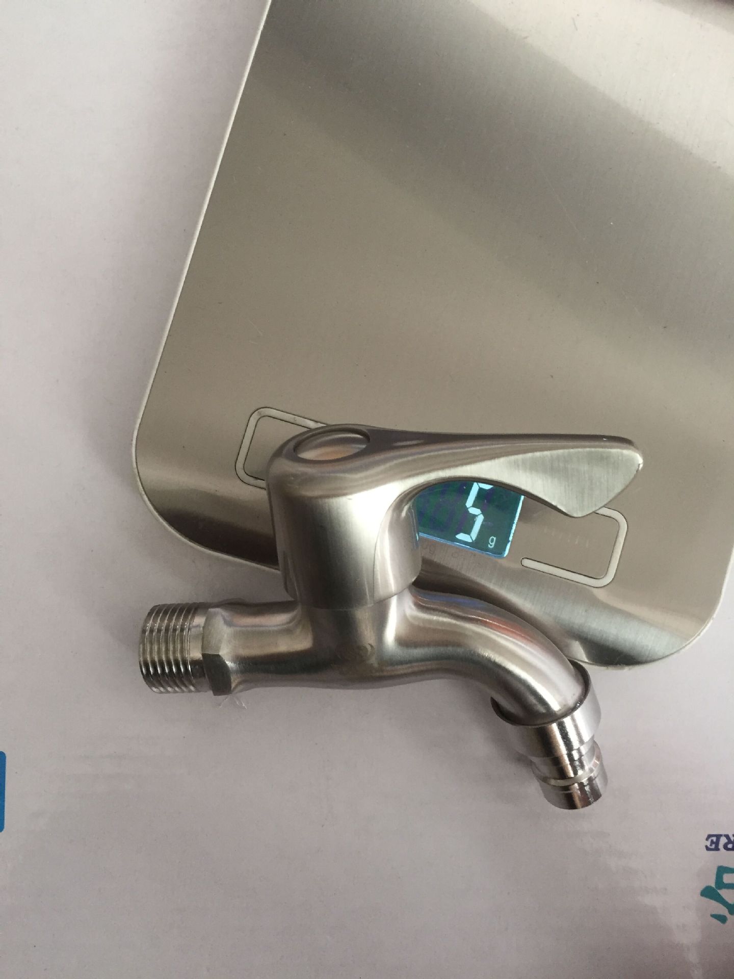 Factory wholesale quick-opening faucet 304 washing machine small faucet copper core quick-opening stainless steel faucet Specification drawing