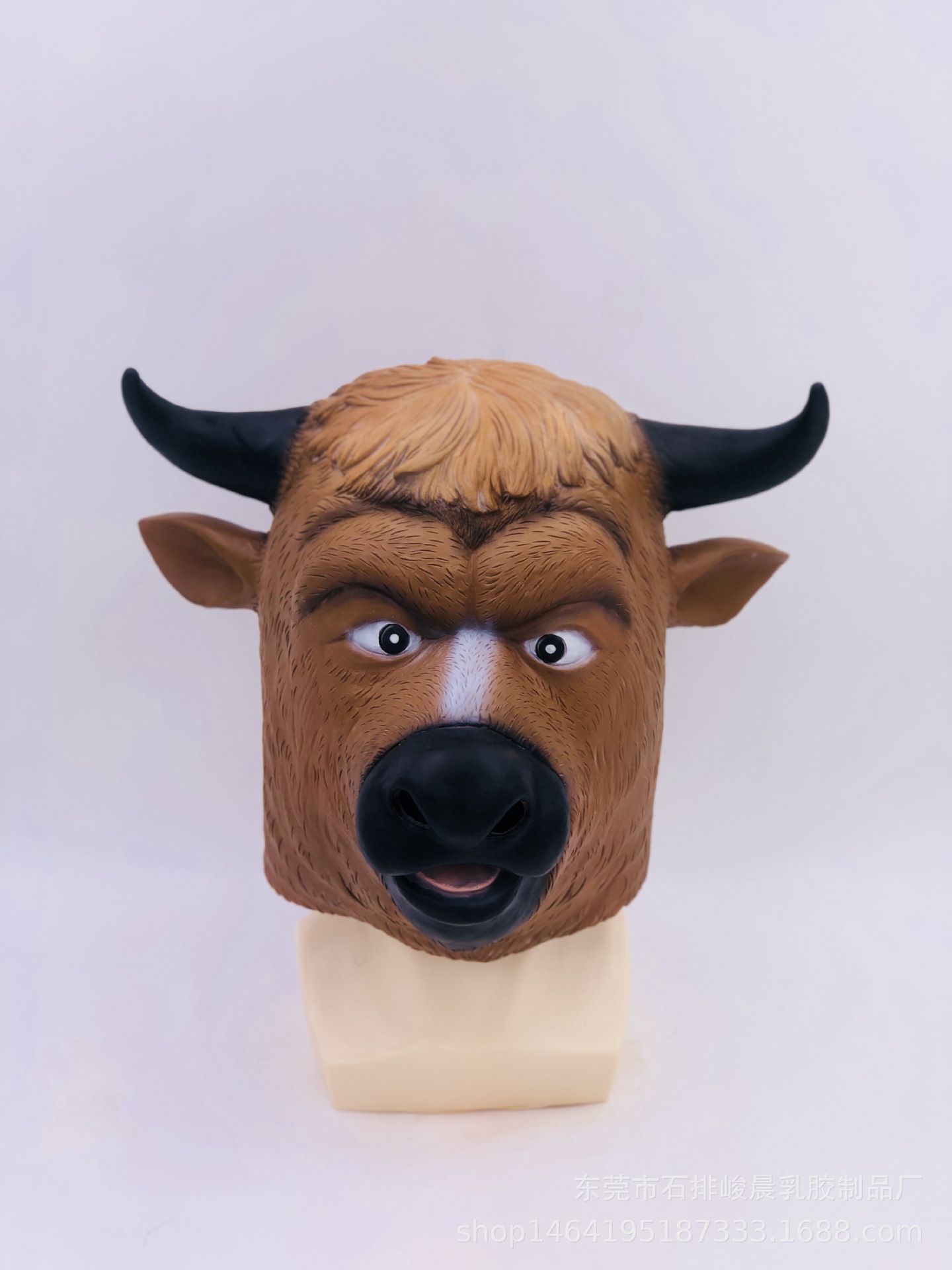 牛面具头套电影西游记同款 面具动物牛头乳胶面具厂家一手货源