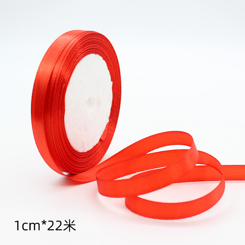 Fábrica al por mayor 1/2/4/5cm cinta de embalaje rojo hilo cinta de embalaje de regalo