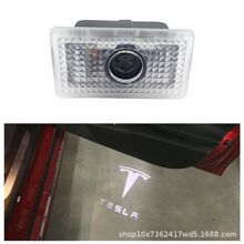 ������˹��ӭ���Ƴ���ר��teslaMODEL3XmodelS LEDͶӰ�յط�Χ��