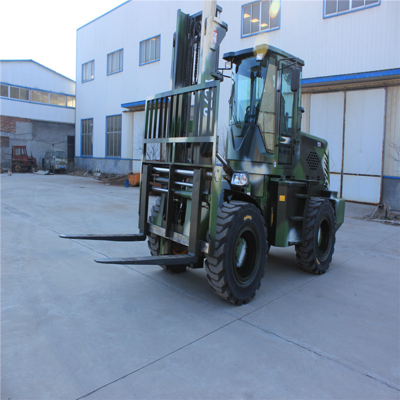 厂家批发 高位拣选叉装机 全液压四驱越野装载机  叉装机实用方便