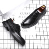 Demi-season classic suit jacket for leather shoes, casual footwear pointy toe