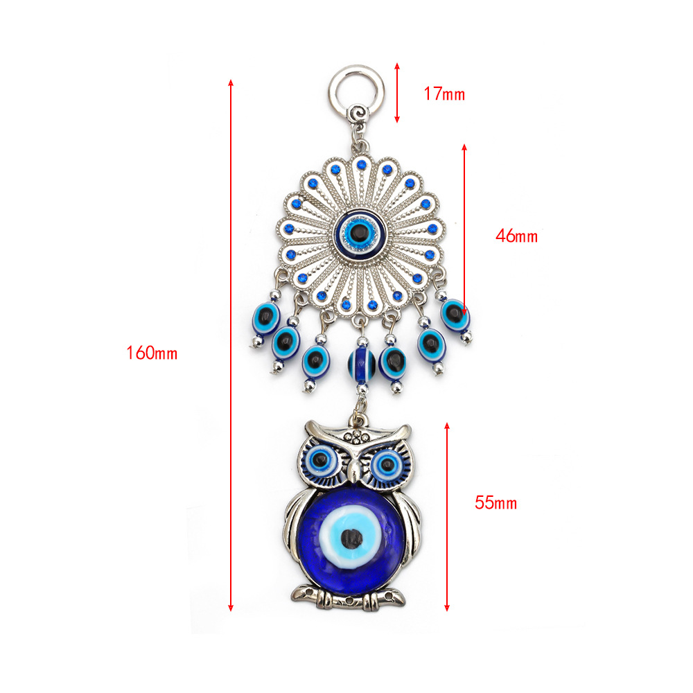 1 Piece Fashion Eye Alloy Plating Rhinestones Pendant display picture 10