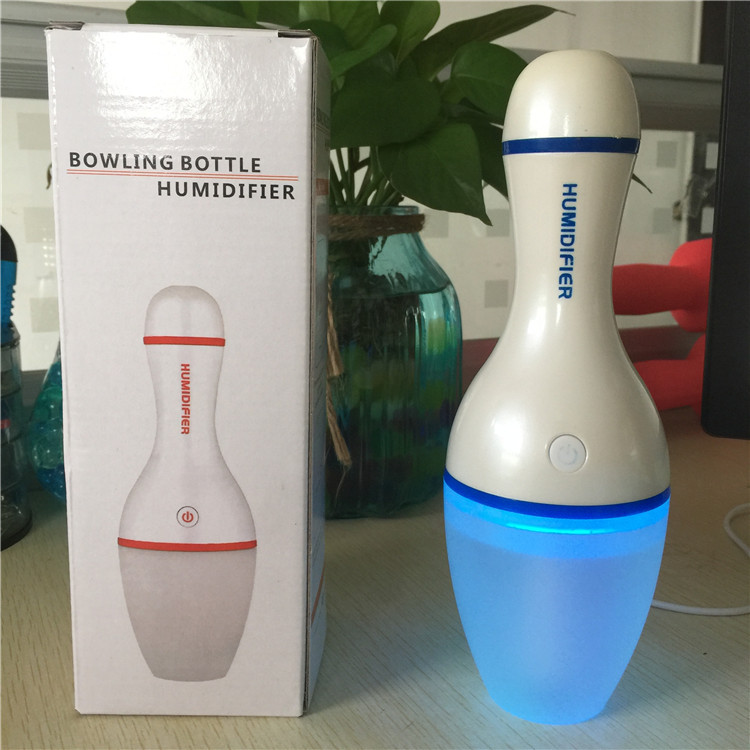 (2개) 크리 에이 티브 볼링 가습기 휴대용 USB 자동차 가습기 데스크탑 미니 화려한 가습기