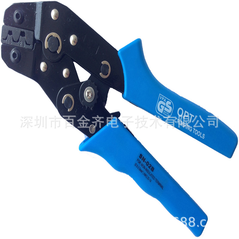 wholesale SN02B Manual crimping pliers 2.5 square terminal Crimping pliers 1.5 terminal Dedicated Crimping pliers