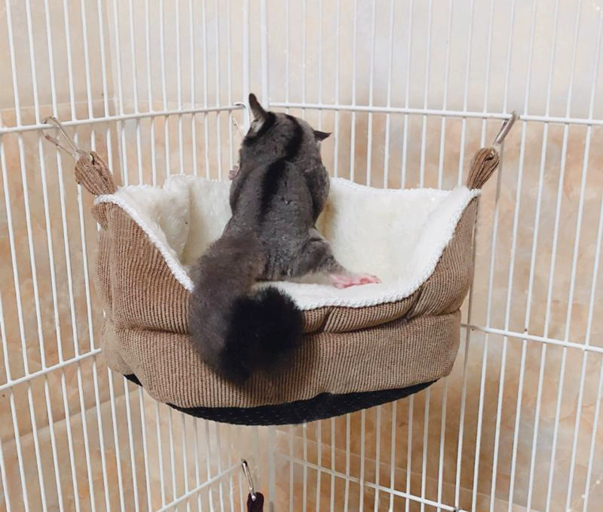 Домашнее животное хлопковое гнездо хомяк морская свинка белка еж попугай теплое хлопковое гнездо спальное гнездо гамак игрушка нагревательный лист