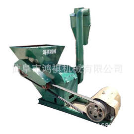 牧草粉碎机图片 大号玉米秸秆青贮铡草机 自动进料粉碎机