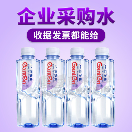 Jingtan Baishi Mountain 348ml*24 Bottle Packaged Bottled Water for Purchase Wholesale Conference Exhibition Event Custom Logo