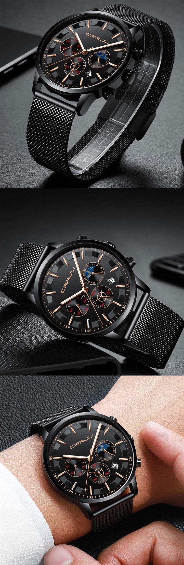 Men's Watch Side View