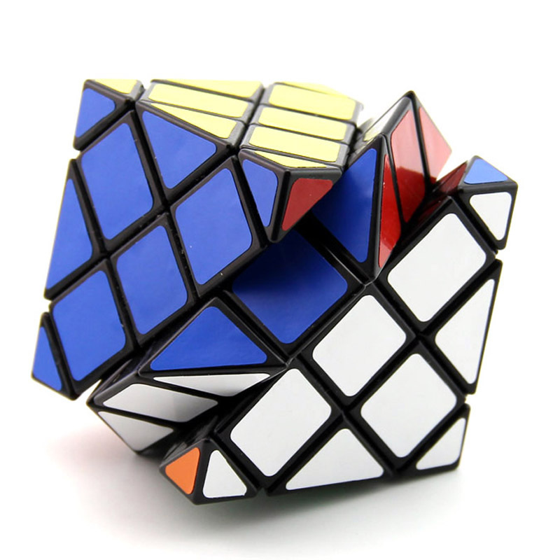 Blue Hexahedral Black 8-axis 6-sided Cube, Special-shaped Creative Competition Toy For Children_voghion.com