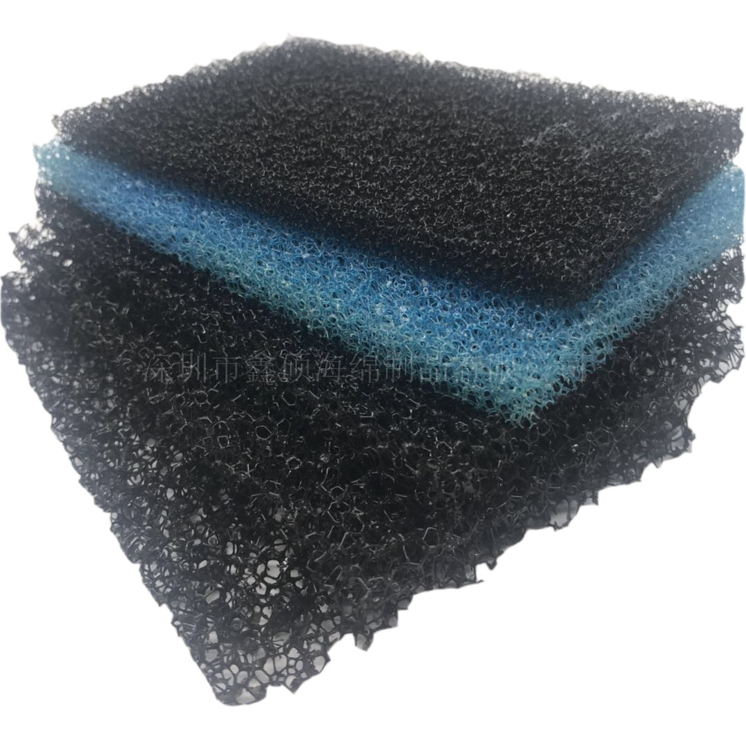 活性炭过滤棉 聚氨脂海绵 海绵 过滤棉  10PPI 大孔爆破棉