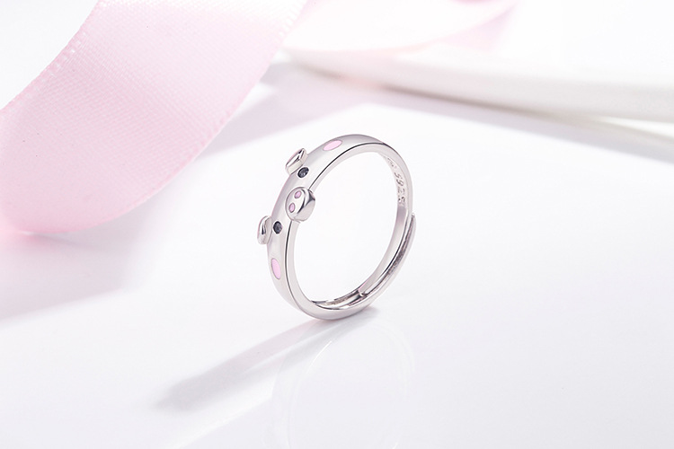 Korean version piggy copper ring wholesale